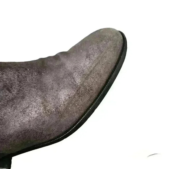 Davos Gomma Womens Brown/Gray Metallic Buckle Ankle Boot 39 - Picture 11 of 12